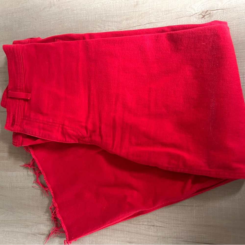 Pistola Penny Crop Wide Leg in Ruby - Size 27 - Picture 9 of 9